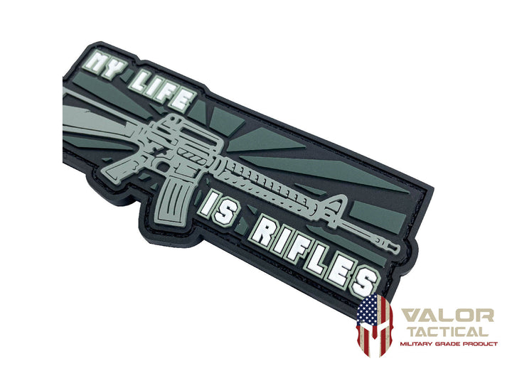 VALOR PX - PVC Patches My Life is my Rifles