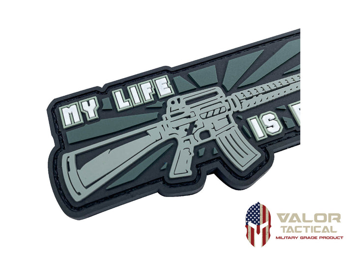VALOR PX - PVC Patches My Life is my Rifles