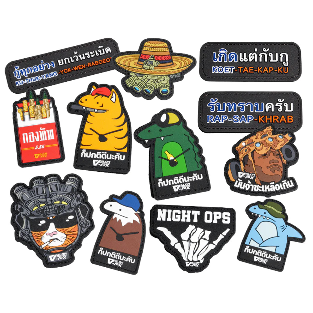 VALOR PX – แพตช์ & สติกเกอร์ ( Patches & Stickers )