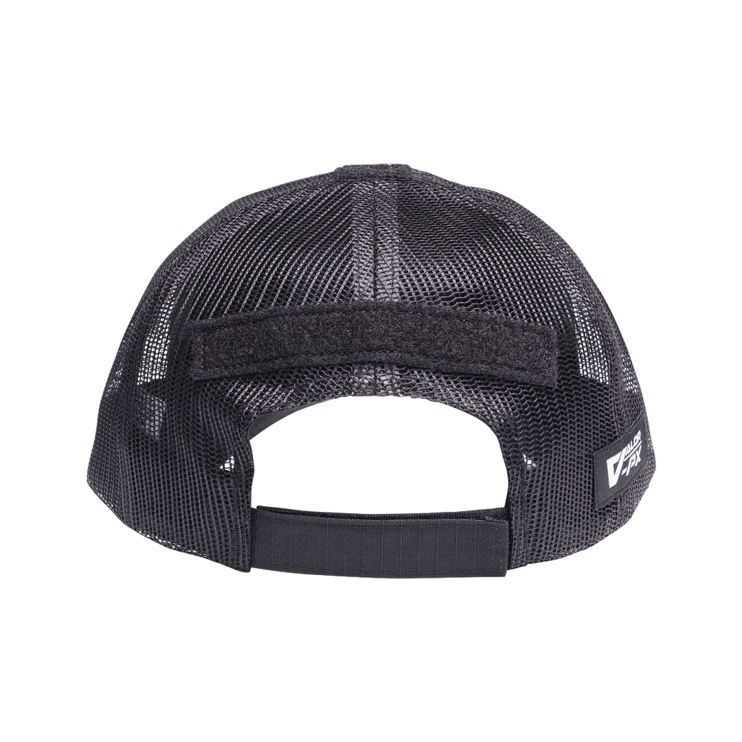 VALOR PX Tactical Mesh Cap หมวกแก็ปยุทธวิธีสีกากี มุมด้านหน้าและด้านข้าง ระบายอากาศดี สำหรับทหาร