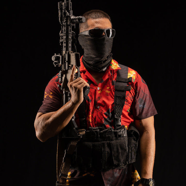VALOR PX - เอราวัณ M5 Hawaii Shirt [Red]