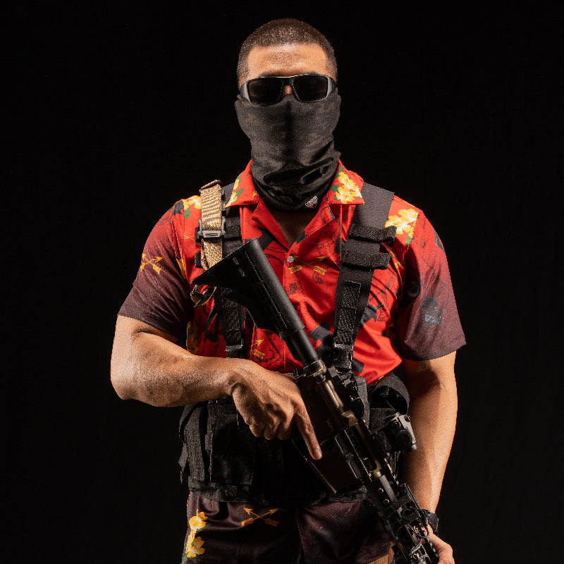 VALOR PX - เอราวัณ M5 Hawaii Shirt [Red]
