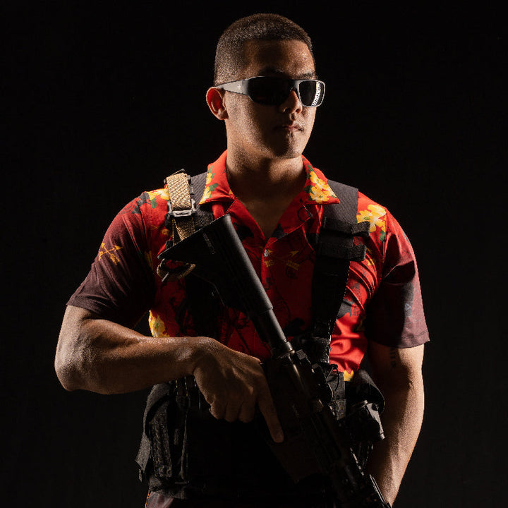 VALOR PX - เอราวัณ M5 Hawaii Shirt [Red]