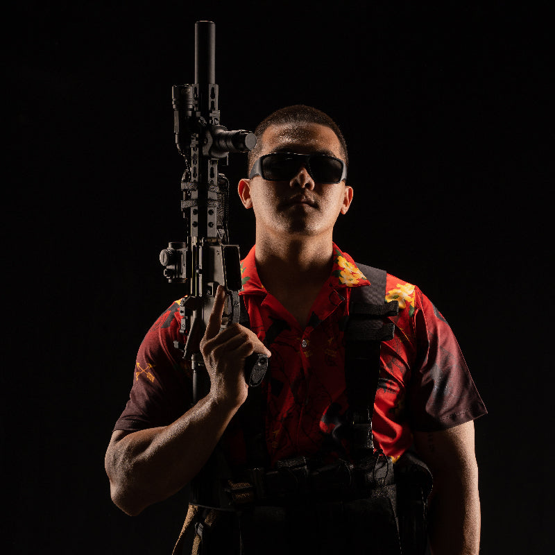 VALOR PX - เอราวัณ M5 Hawaii Shirt [Red]
