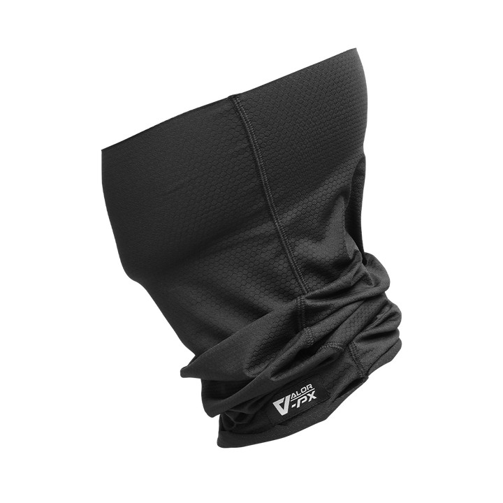 VALOR PX Air Flex Wrap ผ้าคลุมศีรษะและคอ สีดำ ระบายอากาศ ใช้ได้หลายวิธีสำหรับทหารและกีฬาทักทาย