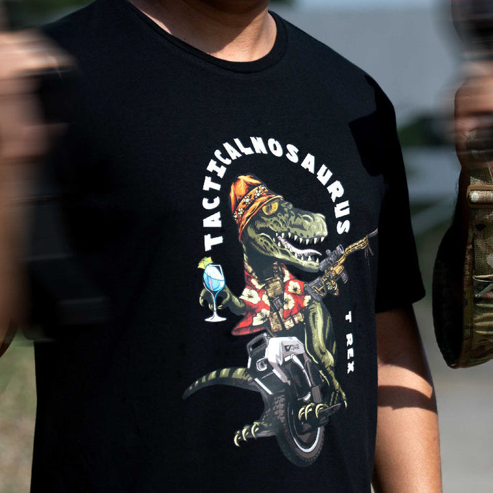 เสื้อยืดสกรีน VALOR PX - Tacticalnosaurus T Rex T-Shirt 2024