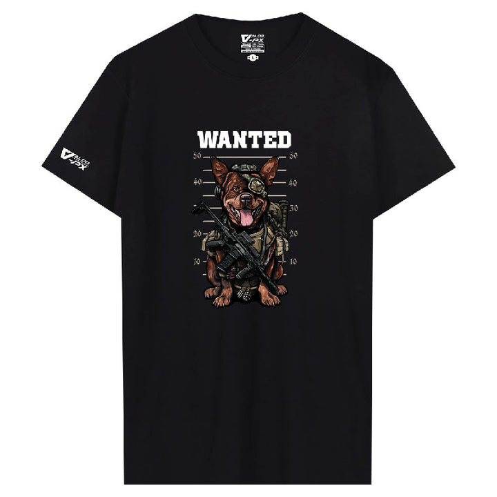 เสื้อยืดสกรีนลาย VALOR PX - Wanted T-Shirt 2024