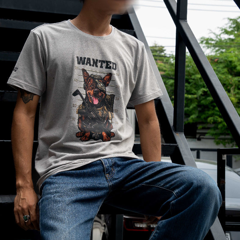 เสื้อยืดสกรีนลาย VALOR PX - Wanted T-Shirt 2024