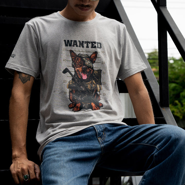 เสื้อยืดสกรีนลาย VALOR PX - Wanted T-Shirt 2024