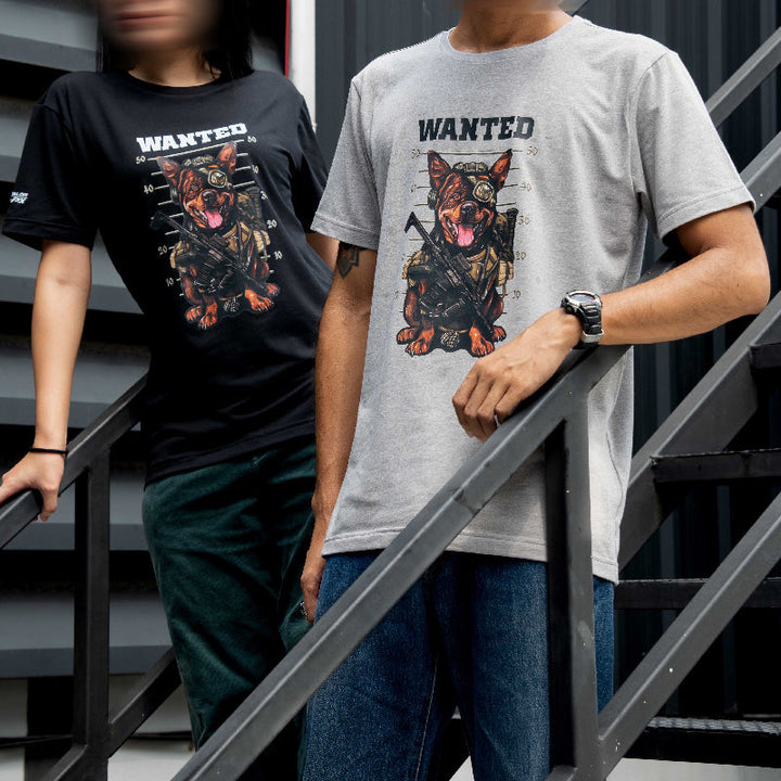 เสื้อยืดสกรีนลาย VALOR PX - Wanted T-Shirt 2024