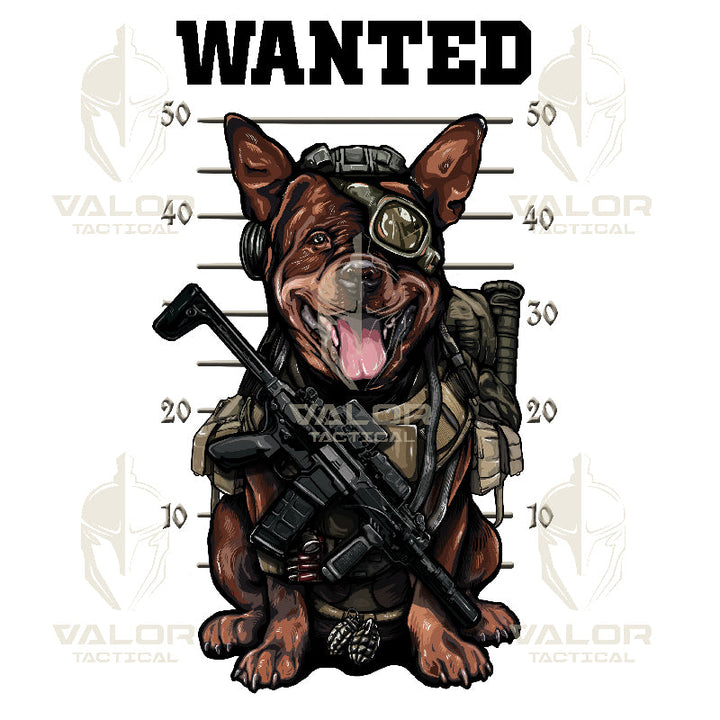 เสื้อยืดสกรีนลาย VALOR PX - Wanted T-Shirt 2024