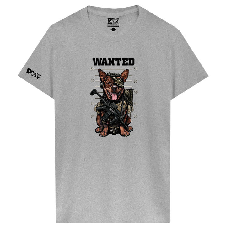 เสื้อยืดสกรีนลาย VALOR PX - Wanted T-Shirt 2024