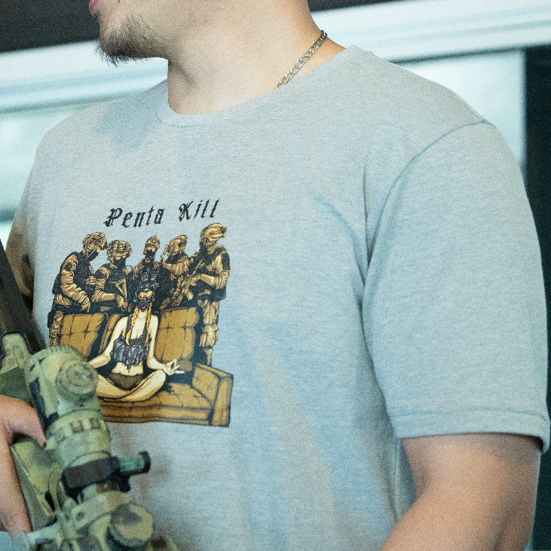 เสื้อยืดสกรีนลาย VALOR PX - Penta Kill T-Shirt 2024