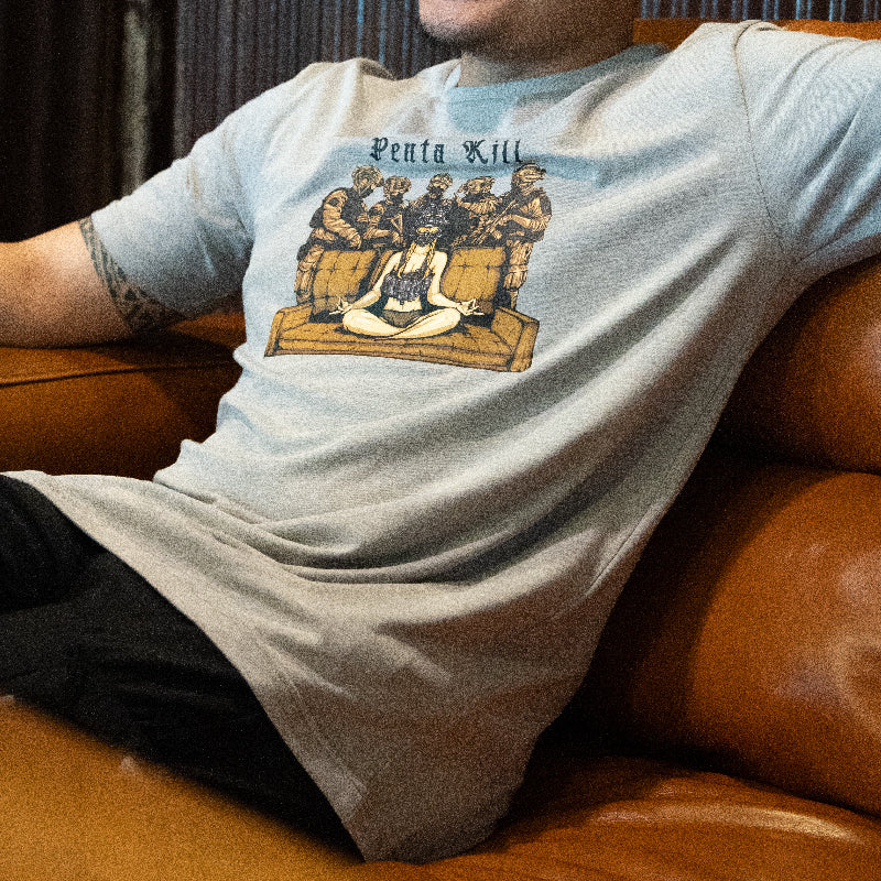 เสื้อยืดสกรีนลาย VALOR PX - Penta Kill T-Shirt 2024