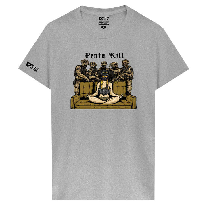 เสื้อยืดสกรีนลาย VALOR PX - Penta Kill T-Shirt 2024