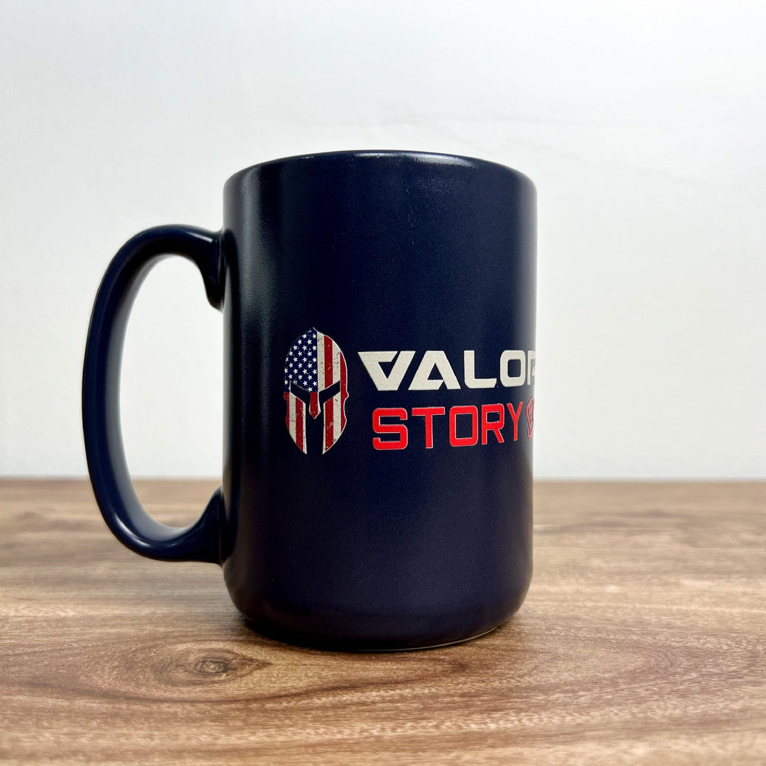 VALOR PX - Ceramic Mug แก้วกาแฟ - VALOR STORY [Navy]