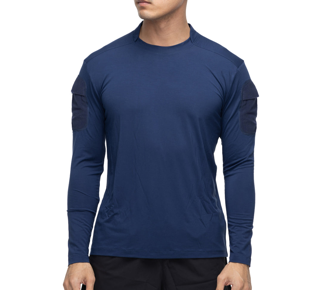 เสื้อทหาร สีน้ำเงิน แขนยาว VALOR PX - Maritime Operation Shirt (MOS)