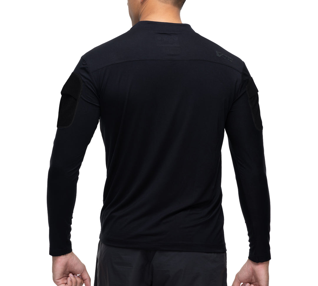 VALOR PX - Maritime Operation Shirt (MOS) เสื้อ VALOR PX สีดำแขนยาว