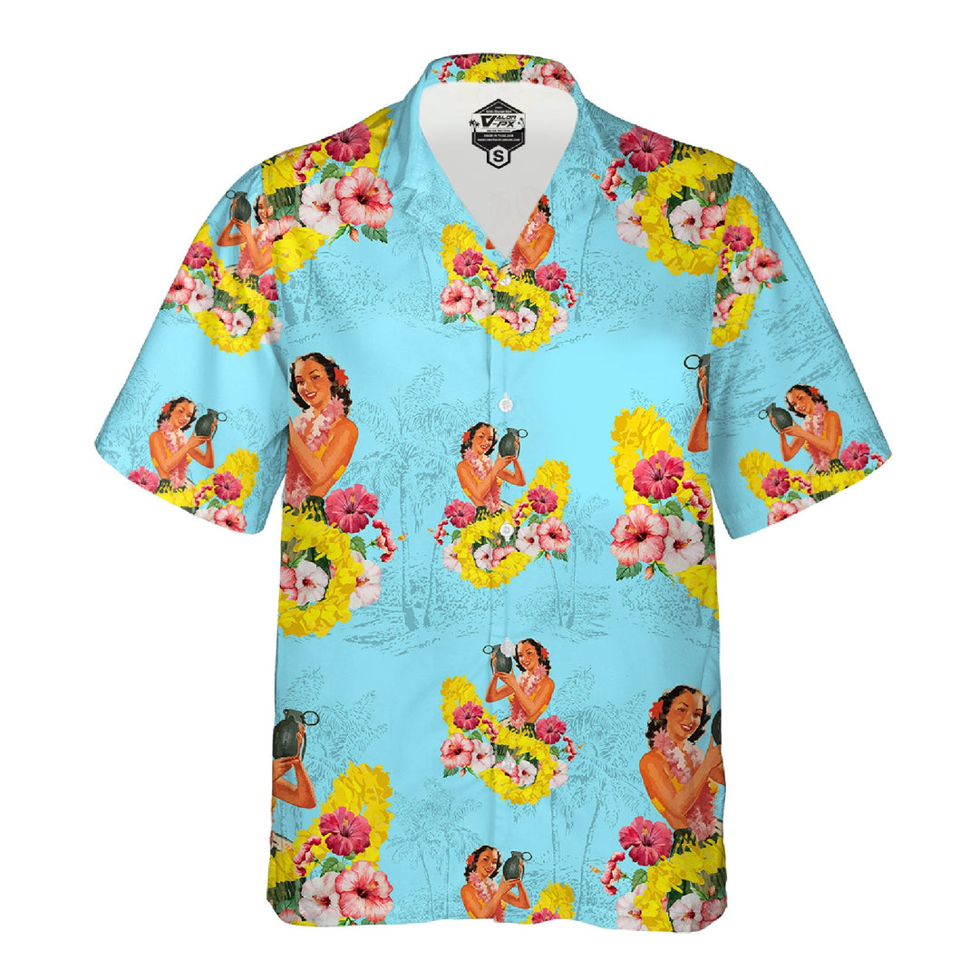 เสื้อฮาวาย VALOR PX - Girl Bomb Hawaii Shirts
