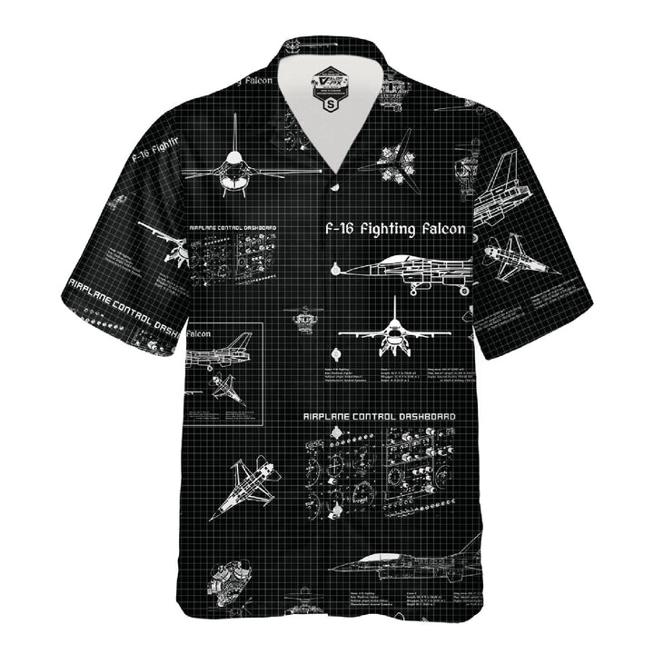 VALOR PX - Blueprint F-16 Hawaii Shirts