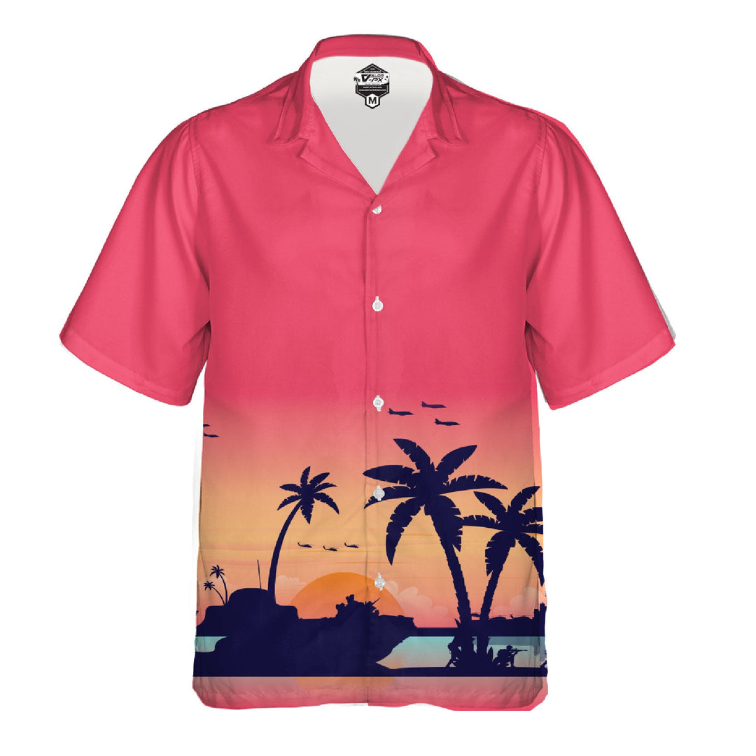 เสื้อฮาวาย VALOR PX - ยกพลขึ้นบก Hawaii Shirt