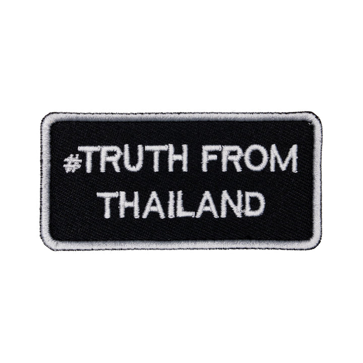 แพทช์ปัก VALOR PX - Embroidered Patch "#Truth From Thailand" อาร์มติดเสื้อ ขนาด 7.6cm x 3.8cm