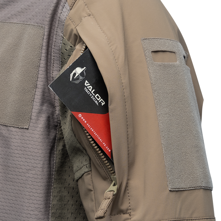 VALOR PX - COMBAT PATROL POLICE SHIRT [KHAKI]