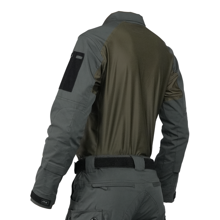 VALOR PX Standard Combat Shirt [ตำรวจตระเวนชายแดน] เสื้อคอมแบท - ตัวอย่างการสวมใส่
