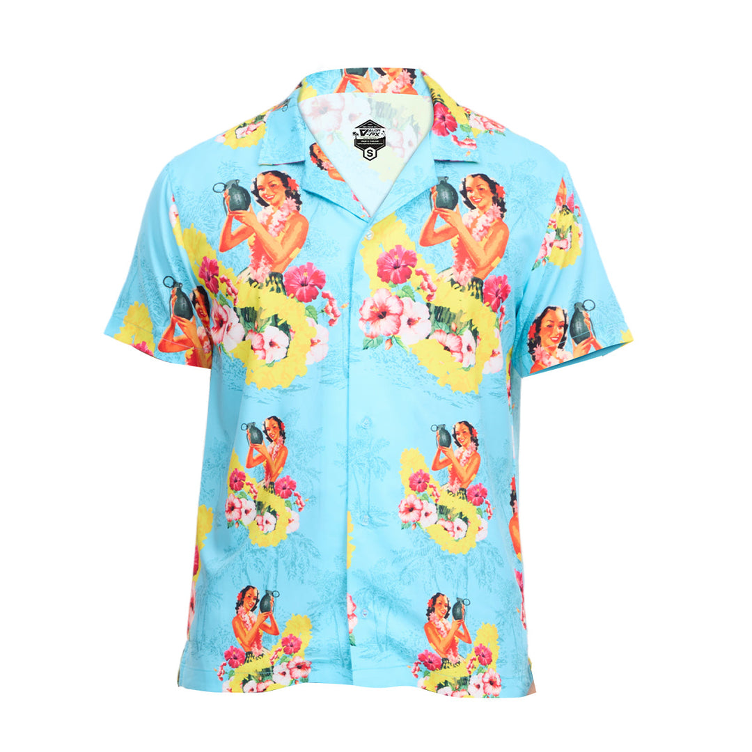 เสื้อฮาวายเด็ก VALOR PX - Girl Bomb Kids Hawaii Shirt