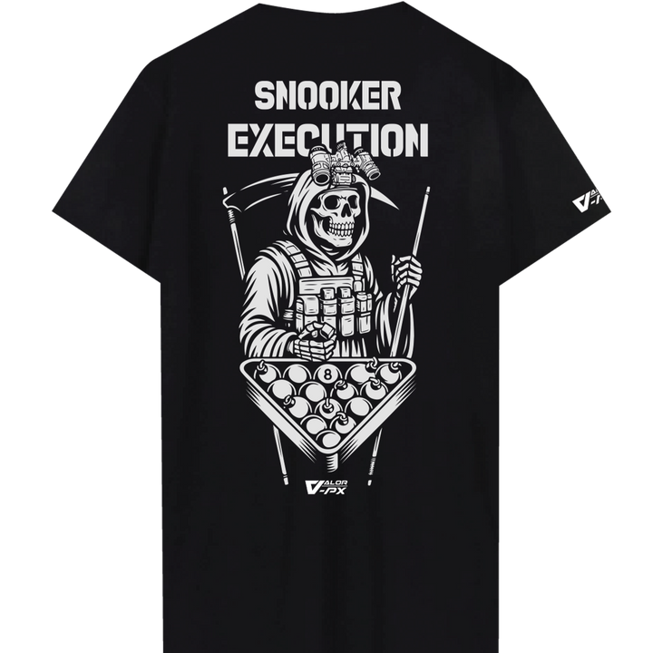 เสื้อยืดสกรีนลาย VALOR PX - Snooker Execution T-Shirt เสื้อใส่เที่ยว ลายกราฟิก