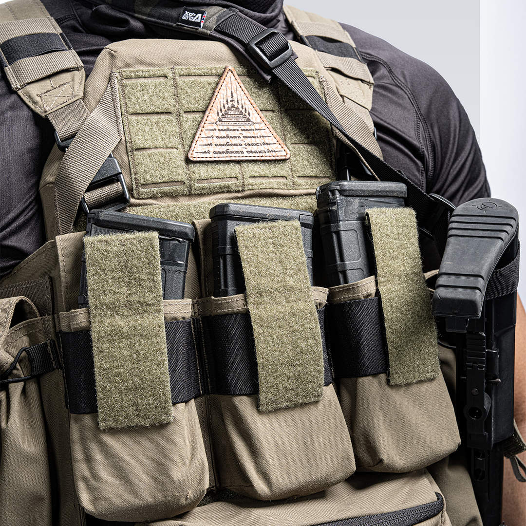 กระเป๋า Reinforce Chest Rig ใส่ใช้งานกับ แม็กกาซีนได้ 3 ชิ้น 
