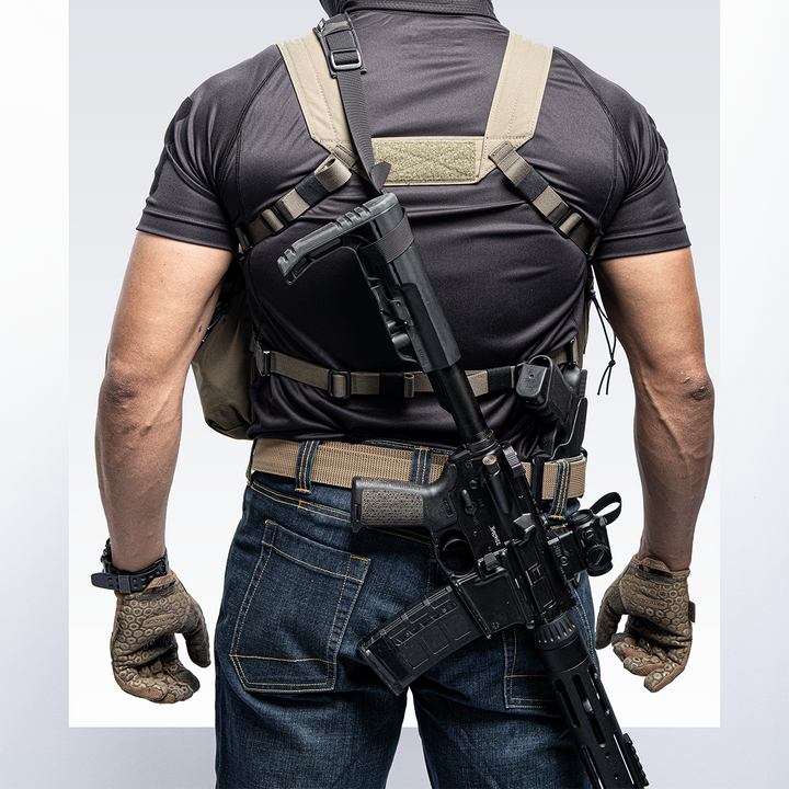 ชุดเชสต์ริก ดีไซน์ที่ออกแบบมาเพื่อ แผ่นเกราะได้ VALOR PX - Reinforce Chest Rig