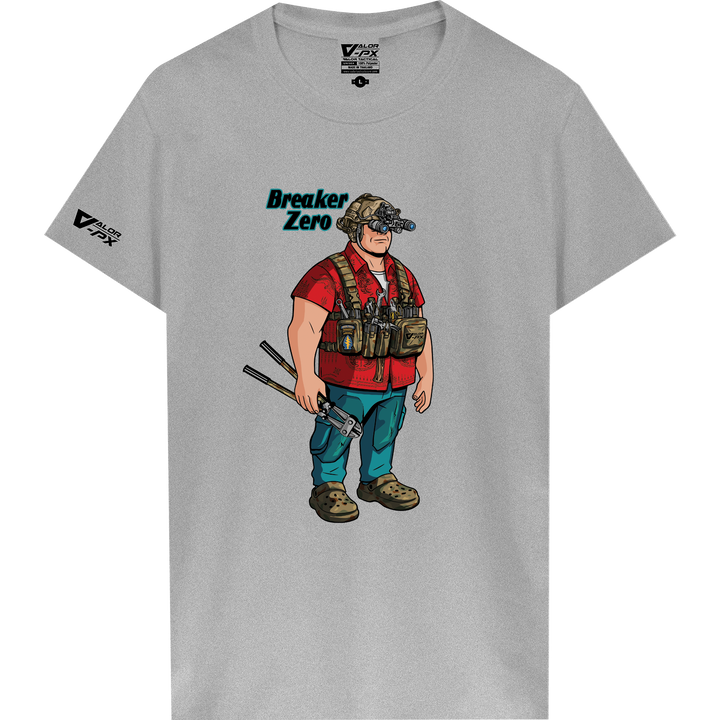 เสื้อยืดสกรีนลาย VALOR PX - Breaker Zero T-Shirt เสื้อใส่เที่ยว ลายกราฟิก