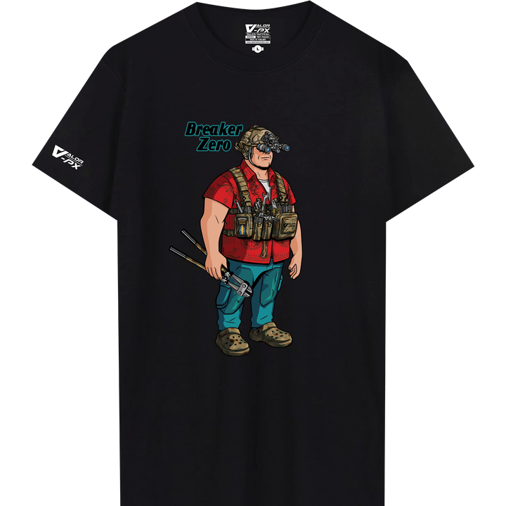 เสื้อยืดสกรีนลาย VALOR PX - Breaker Zero T-Shirt เสื้อใส่เที่ยว ลายกราฟิก