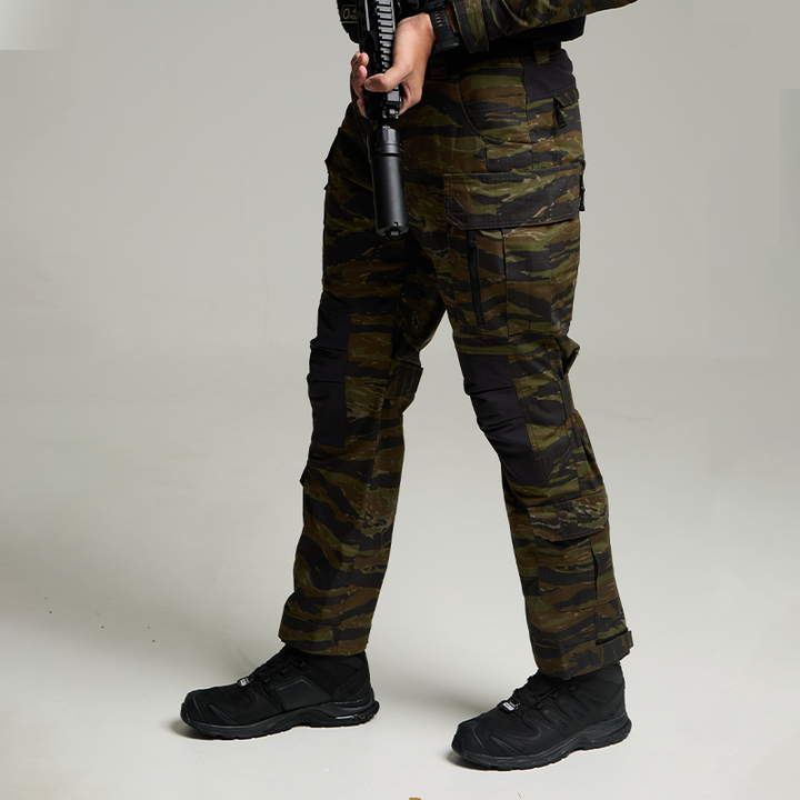 VALOR PX - NATIVE COMBAT Pants [Tiger Stripe] กางเกงคอมแบท ตำรวจพลร่ม