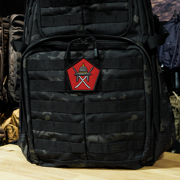 แพทช์ปัก Valor PX - Embroidered Patch BLACK "รั้วของชาติ" อาร์มติดเสื้อ
