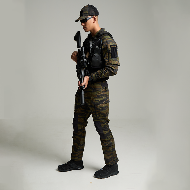 VALOR PX - NATIVE COMBAT Pants [Tiger Stripe] กางเกงคอมแบท ตำรวจพลร่ม