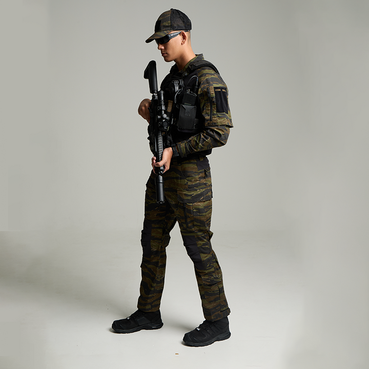 VALOR PX - NATIVE COMBAT Pants [Tiger Stripe] กางเกงคอมแบท ตำรวจพลร่ม