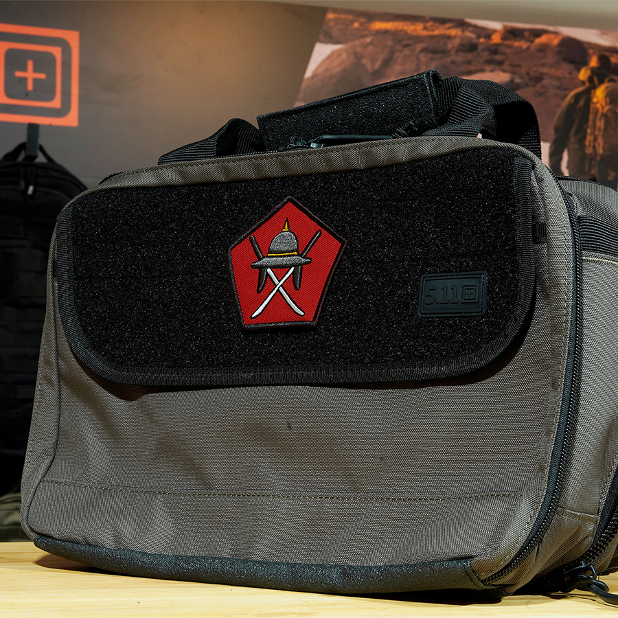 แพทช์ปัก Valor PX - Embroidered Patch BLACK "รั้วของชาติ" อาร์มติดเสื้อ