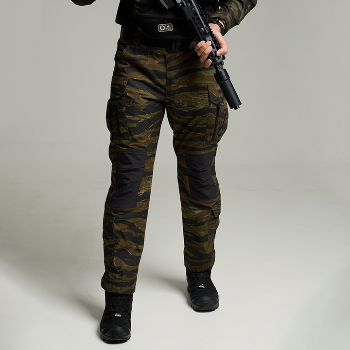 VALOR PX - NATIVE COMBAT Pants [Tiger Stripe] กางเกงคอมแบท ตำรวจพลร่ม