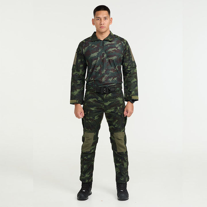 เสื้อทหาร Valor PX - Native Combat Shirt เสื้อคอมแบทลายพราง ทหารบก