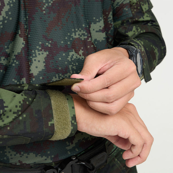 เสื้อทหาร Valor PX - Native Combat Shirt เสื้อคอมแบทลายพราง ทหารบก