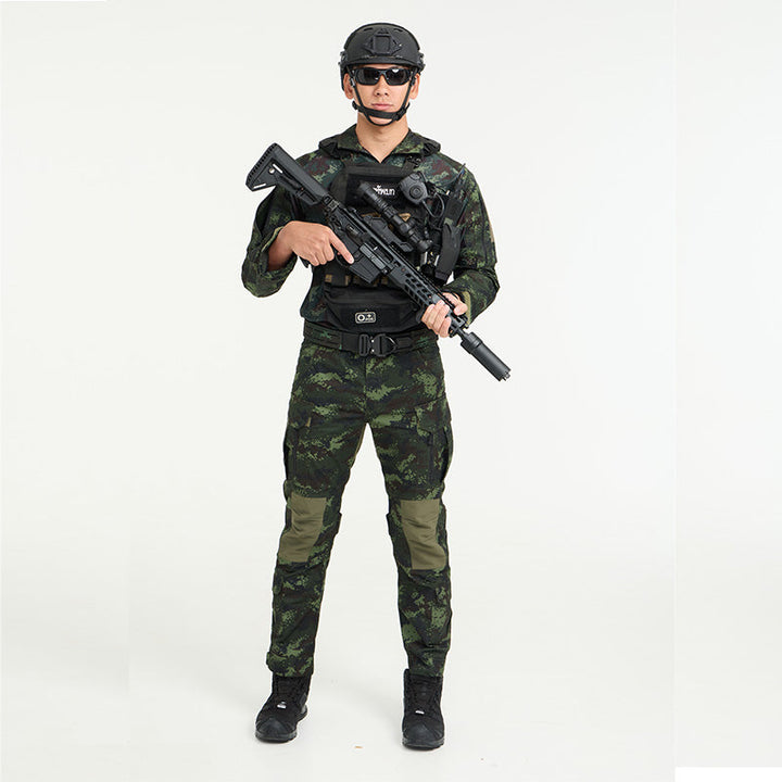 เสื้อทหาร Valor PX - Native Combat Shirt เสื้อคอมแบทลายพราง ทหารบก