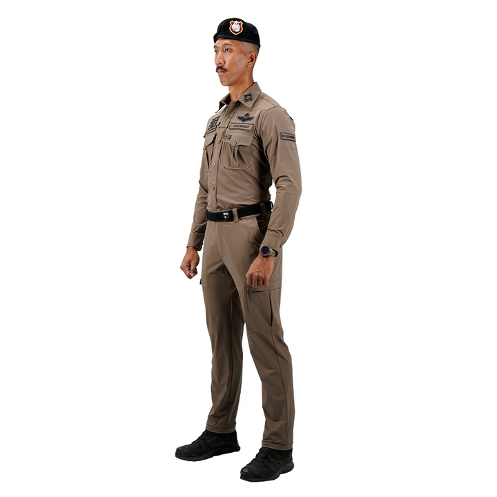 ชุดเครื่องแบบตำรวจสายตรวจ VALOR PX - Patrol Police Suit Uniform [Khaki] ครบชุด เสื้อ และ กางเกง