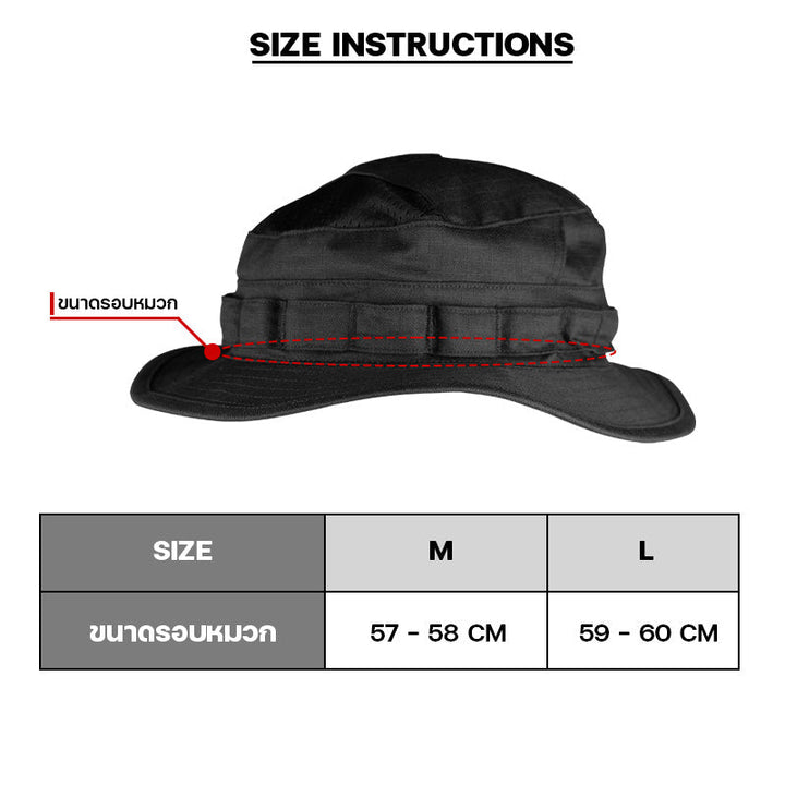 VALOR PX - Boonie Hat [Black]