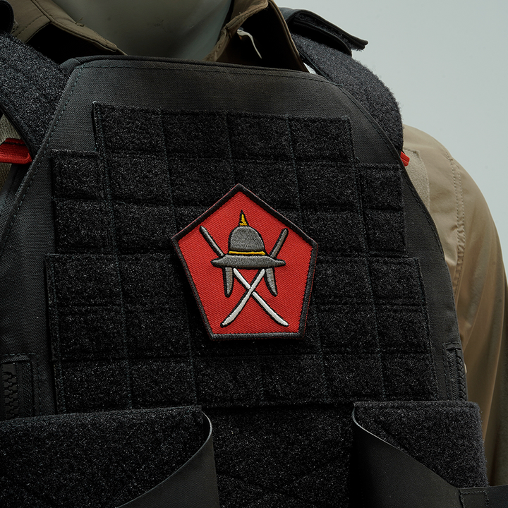 Valor PX - Embroidered Patch BLACK"รั้วของชาติ"