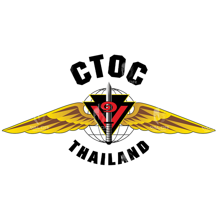 VALOR PX – เสื้อโปโล ศูนย์ปฏิบัติการต่อต้านการก่อการร้ายสากล (CTOC) [สกรีนโลโก้หน่วยงาน ฟรี]