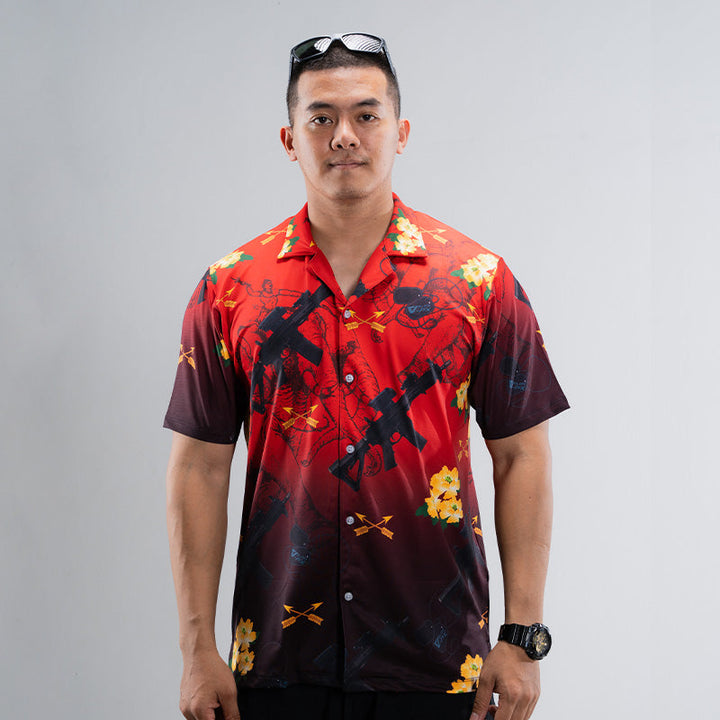 VALOR PX - เอราวัณ M5 Hawaii Shirt [Red]
