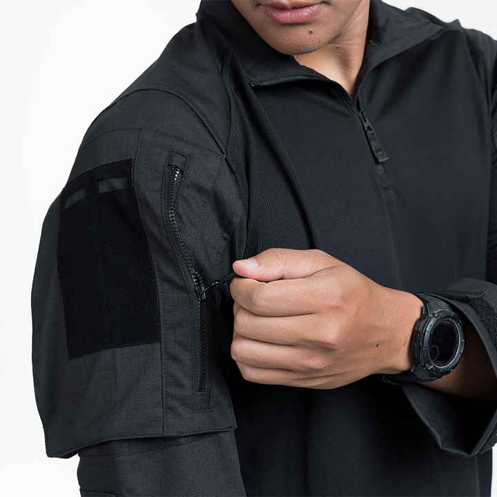 เสื้อทหาร VALOR PX - Native Combat Shirt [Black] เสื้อคอมแบท ทหารพราน
