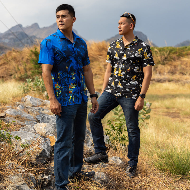 VALOR PX - Predator Vision Hawaii Shirt [Navy]